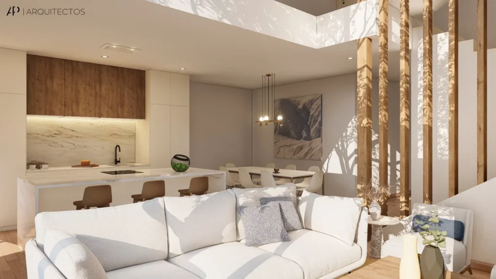 interior vivienda unifamiliar